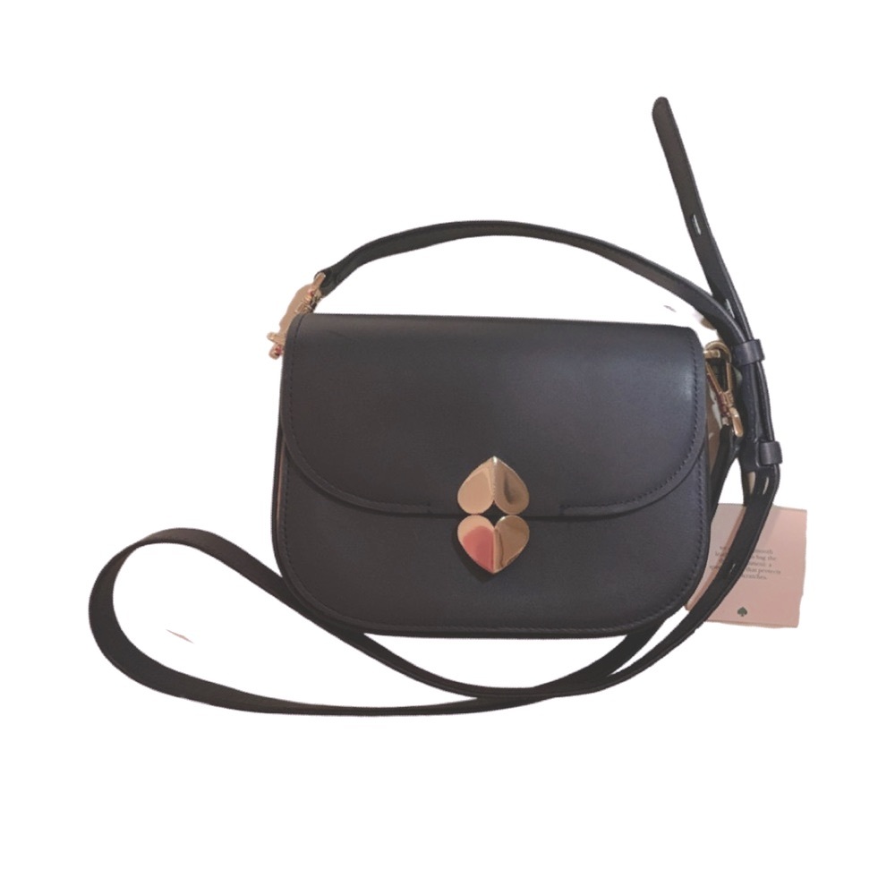 NWT Kate Spade Lula Small Saddle Crossbody Bag Blazer Blue Pink Purple